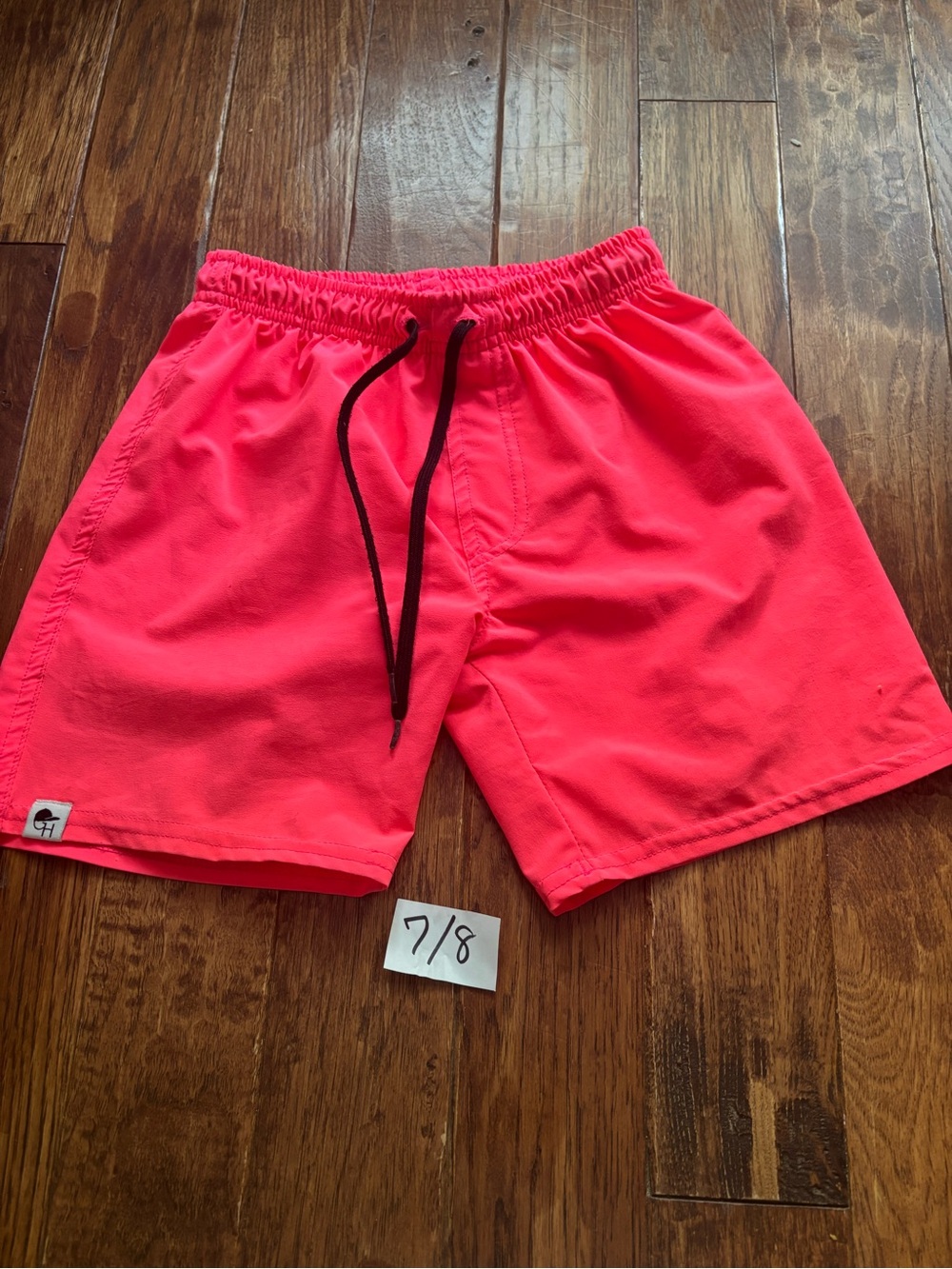 George Hats 7/8 Neon Pink Hybrid Shorts Swim Unlined